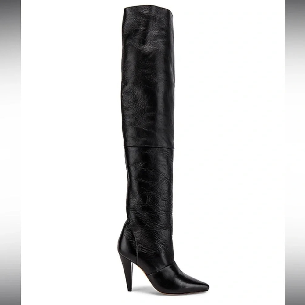 Iro MALOOFA BOOT IN BLACK, size 37